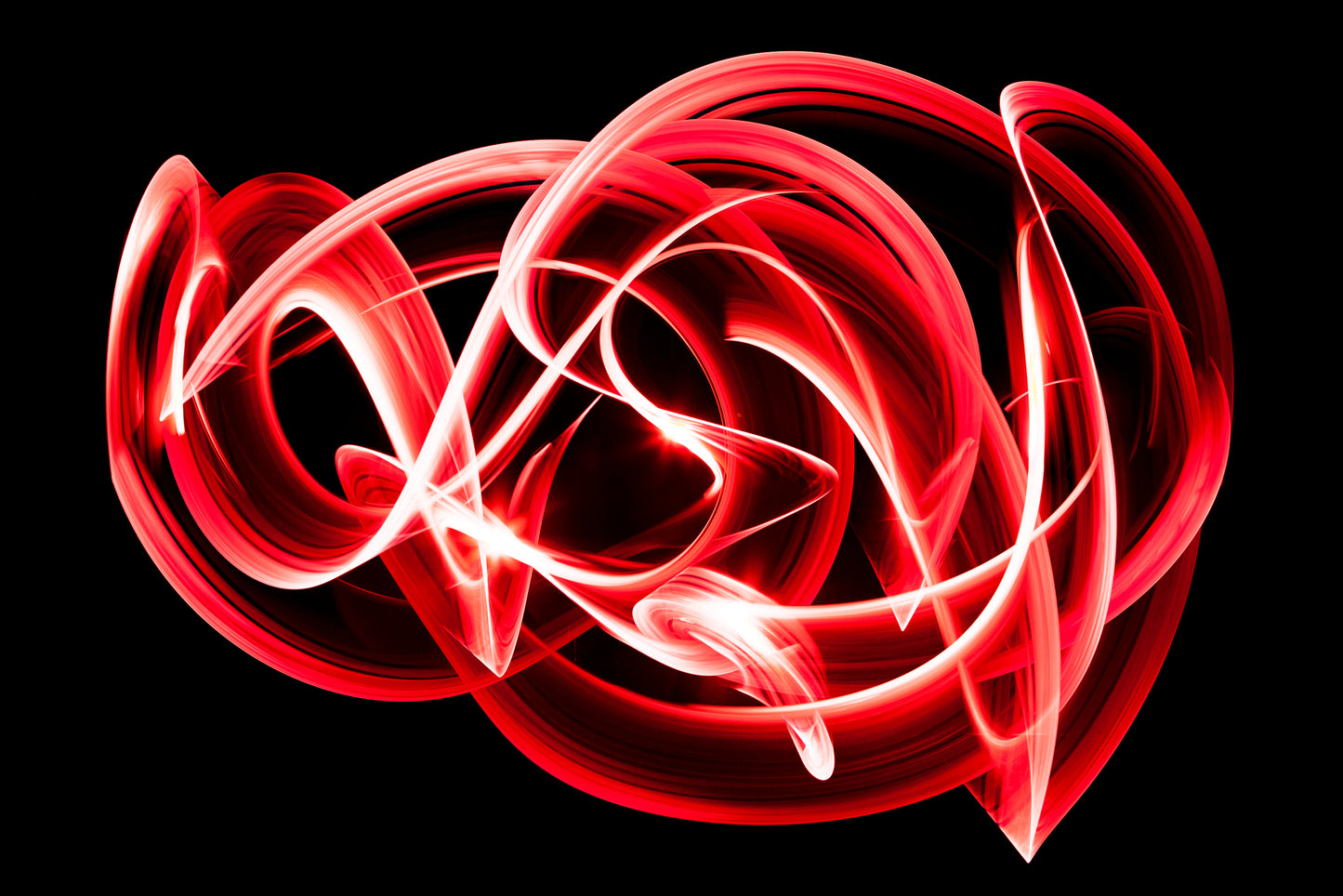 Metallic Paper Art Print - Home Decor - Scarlet Spiral by Jeff Malo