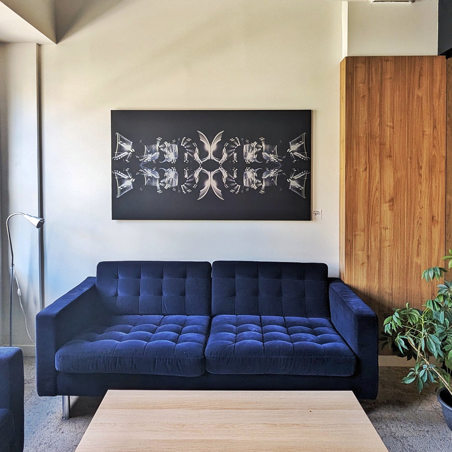 Impression d’art light painting sur planche métallique - Décoration d’art de luxe pour la maison - Journey par Jeff Malo